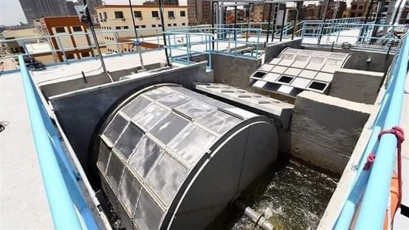 محطة مياه الشرب بجزيرة