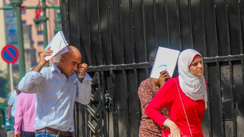 ارتفاع في درجات الحرارة