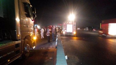 حصيلة أولية: مصرع 3 أشخاص وإصابة 9 آخرين في انقلاب ميكروباص الطريق الدائري