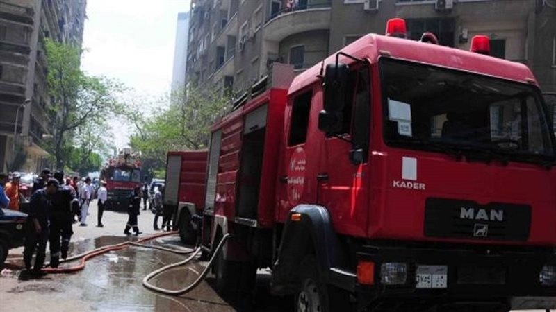 حريق شقة بولاق الدكرور