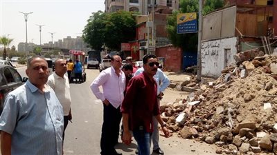 إزاله محل كاوتش وسوبر ماركت بالجيزة|صور