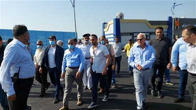 وزير التنمية المحلية ومحافظ بورسعيد يفتتحان الميناء البري الجديد والحديقة الدولية| صور