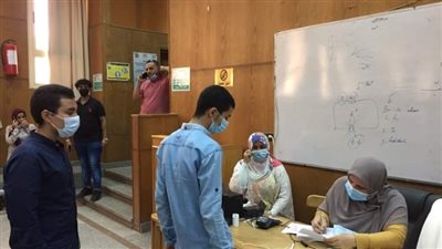 ١٣ صورة ترصد بدء اختبار القدرات لـ تمريض المنصورة