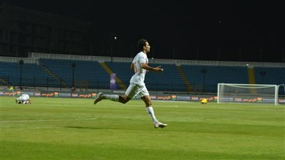 زيزو يحرز هدف التقدم للزمالك في غزل المحلة من ضربة جزاء