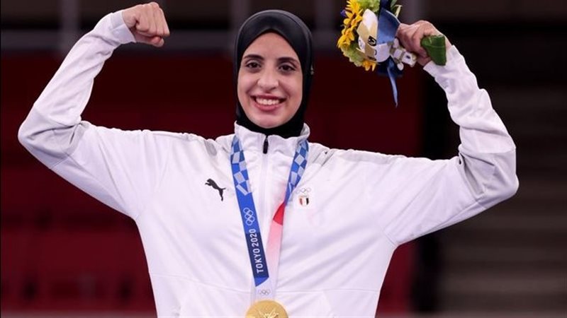 البطلة فريال أشرف