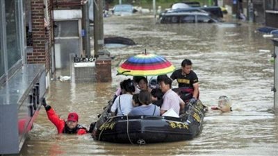 إجلاء الآلاف نتيجة فيضانات في كوريا الشمالية