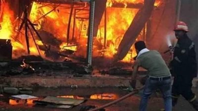 السيطرة على حريق في مخزن بصل بالدقهلية 