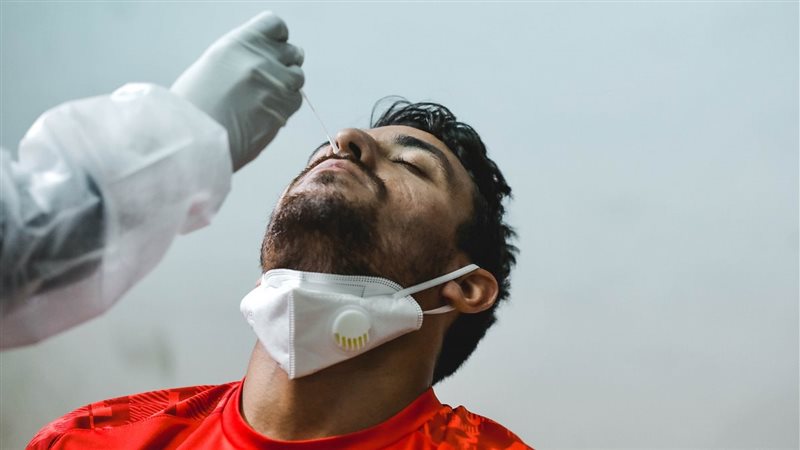 مسحة لاعبي الأهلى