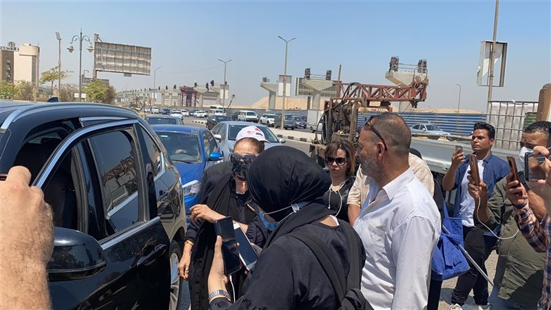 وصول شيرين مسجد المشير