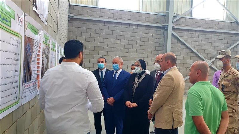 وزيرة التجارة تتفقد