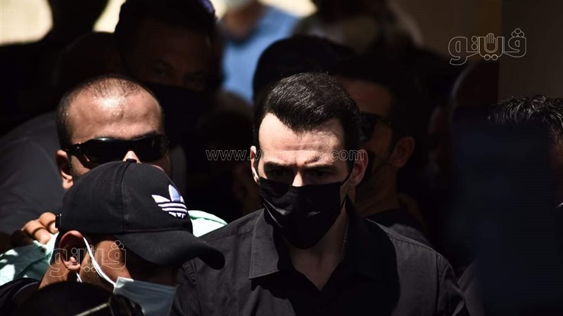 رامي رضوان في جنازة