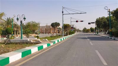 خلو شوارع الوادي الجديد من المارة بسبب ارتفاع درجات الحرارة |  صور