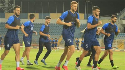 تدريبات بدنية ومحاضرة تحفيزية في مران الإسماعيلي قبل مواجهة الأهلي