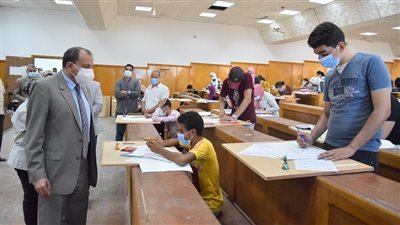 448 طالبا تقدموا لأداء اختبارات القدرات بجامعة بني سويف