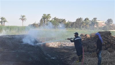 ضبط 5 مكامير فحم مخالفة بمركز أبو قرقاص بالمنيا