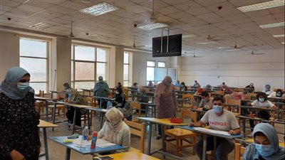 انتظام اختبارات القدرات بكليتي التربية الرياضية والفنون التطبيقية بجامعة بنها 