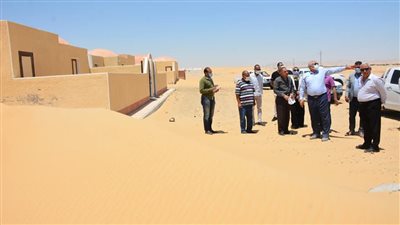 تنفيذ 95 % من أعمال المرافق بقرى بشاير الخير فى الوادي الجديد