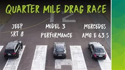 3 سيارات لـ«سيدان» في سباق التسارع (فيديو)