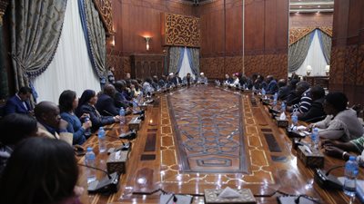 شيخ الأزهر يلتقى أعضاء «مؤتمر العدالة والسلام لعموم أفريقيا»