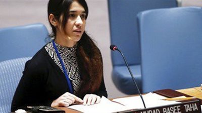 «السيسي» لـ «الفتاة الإيزيدية»: «تكاتف العرب هيحرر المسلمين من داعش»