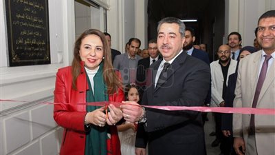 افتتاح أعمال تطوير مكتب شهر عقاري جنوب القاهرة (صور)