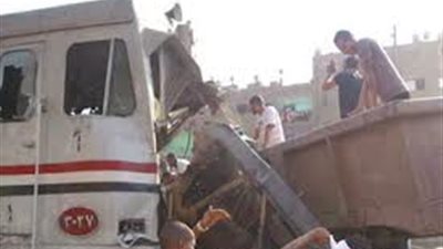 توقف حركة قطار الوجه البحري بمحطة شبرا الخيمة