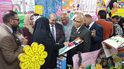 وكيل «تعليم بورسعيد» يفتتح معرض تنمية مهارات مادة الرياضيات (صور)