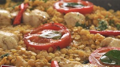 ودعي الشتاء بوجبة دجاج مع العدس