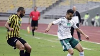 المصري يتعادل إيجابيا أمام المقاولون بالشوط الأول