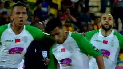 السوبر الأفريقي.. الرجاء يتقدم على الترجي بهدف في الشوط الأول (فيديو)