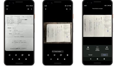 تطبيق جديد من «جوجل» يسهل التقاط صور واضحة للإيصالات