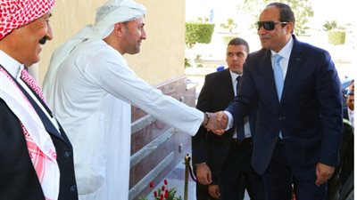 بالصور.. السيسي: المشروعات التنموية تساهم في جهود مكافحة الإرهاب