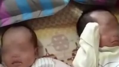 زوجان غارقان بالديون يبيعان توأمهما لتسديدها (فيديو وصور)