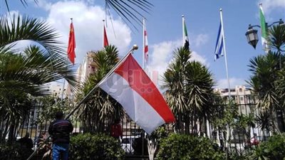 الأوبرا تتزين لمهرجان دمنهور الدولي السابع للفولكلور (صور)