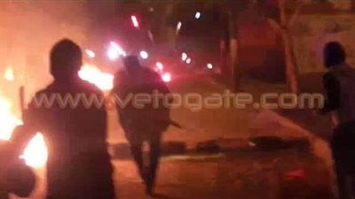 بالصور.. عناصر الإرهابية يقطعون الطريق في منطقة «البوطة» بحوش عيسى