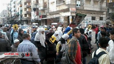 تفريق مسيرتين للإرهابية بالقنابل المسيلة للدموع بالإسكندرية