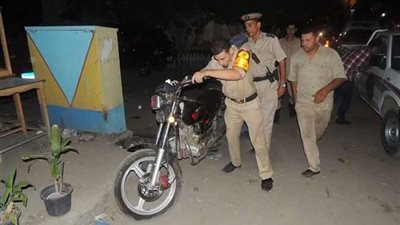 ضبط 500 دراجة بخارية بدون ترخيص في دمياط