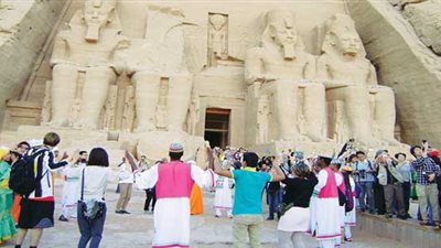 14.6% ارتفاعا في أعداد السائحين إلى مصر خلال مايو الماضي