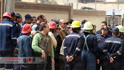 بالصور.. مدير الأمن يتفقد موقع انهيار عقار مدينة نصر