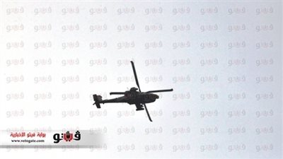 طائرة الشرطة تحلق في سماء جامعة الأزهر