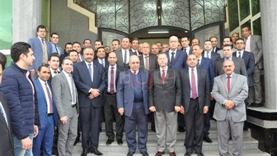 رئيس مجلس الدولة يفتتح مجمع محاكم بني سويف (صور)