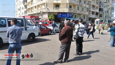 بالصور.. هدوء بمحيط مبنى الكليات بالإسكندرية بعد اشتباكات 