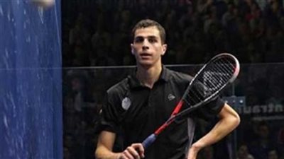 علي فرج يتصدر التصنيف الشهري للاتحاد الدولي للإسكواش