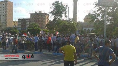 مسيرات لإخوان الإسماعيلية لتأييد مرسي