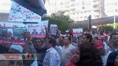 مسيرة لجهاز الشرطة لدعم ثوار المنصورة