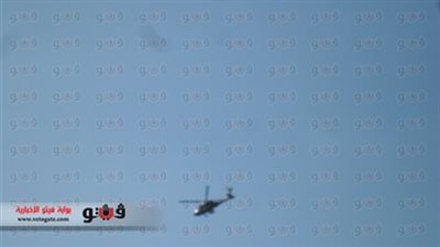 المروحيات تحلق بسماء محافظة المنوفية