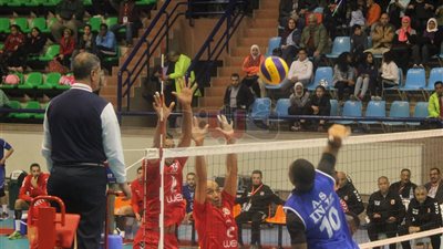 رجال طائرة الأهلي يفوزون على إنجيس الإيفواري 3/ 0 ببطولة أفريقيا