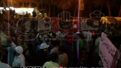 بالفيديو.. تظاهرة لمؤيدي مرسي بالوادى الجديد