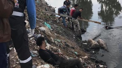 إصابة شابين في انقلاب دراجة نارية بالشرقية (صور)