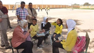 نائب محافظ الوادي الجديد تحيل معلمي مدرسة للتحقيق